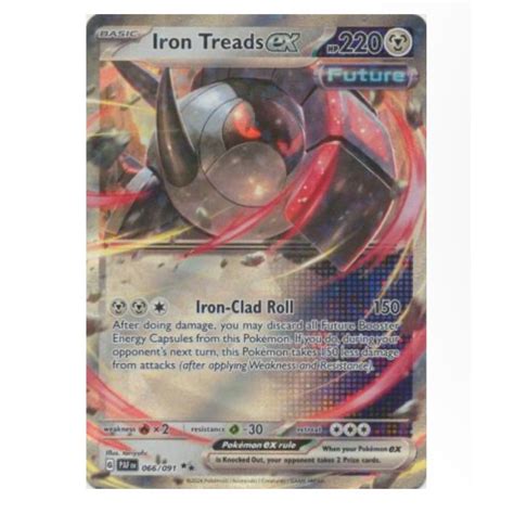 Pokemon Tcg Scarlet Violet Paldean Fates Iron Treads Ex