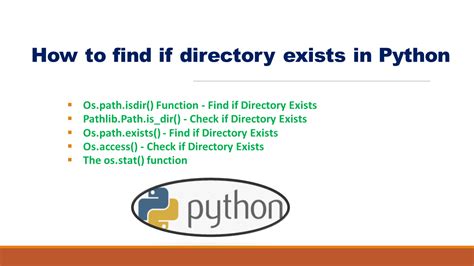 How To Find If Directory Exists In Python Spark By Examples