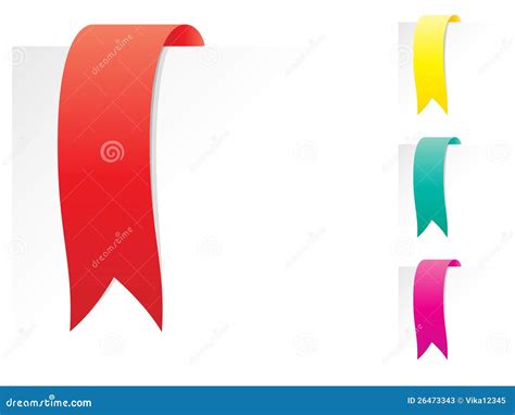 Bookmark Ribbon Stock Vector Illustration Of Design 26473343