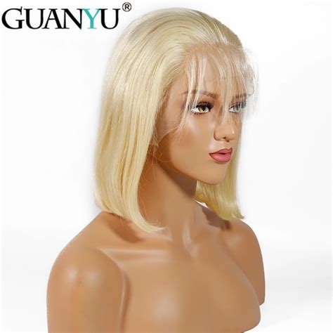 Dentelle Avant Cheveux Humains Perruques 613 Blonde Naturelle Pour Les