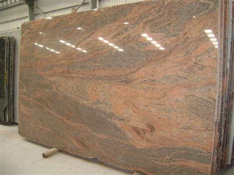 Indian Juparana Granite Slabs Polished Pink Granite Stone Slabs Pink