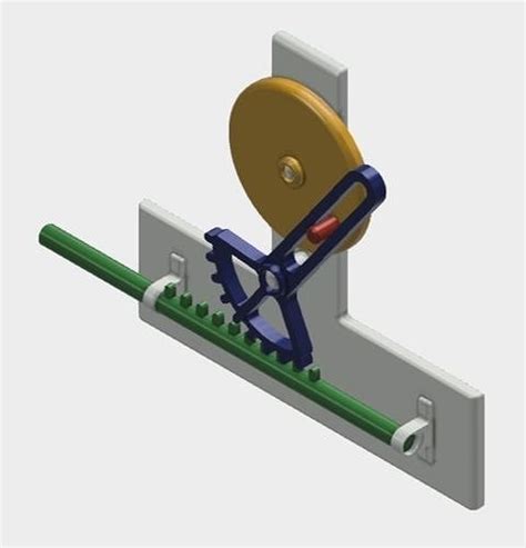 Quick Return Mechanism D Model Cgtrader