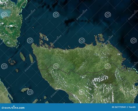 Northern Samar Philippines High Res Satellite No Legend Stock