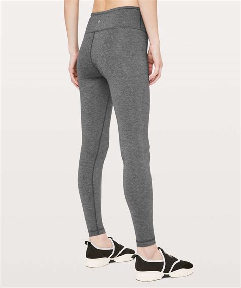 Lululemon Wunder Under Low Rise Tight Luxtreme 28 Heathered Black