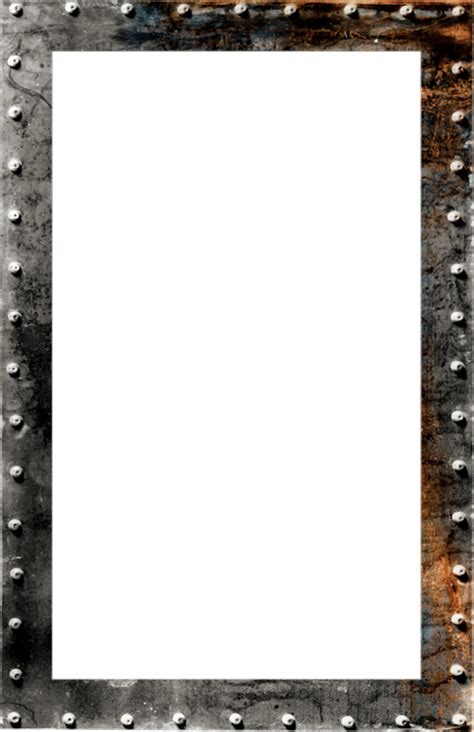 Tube Png Steampunk Cadre En Métal Scrap Frame Png