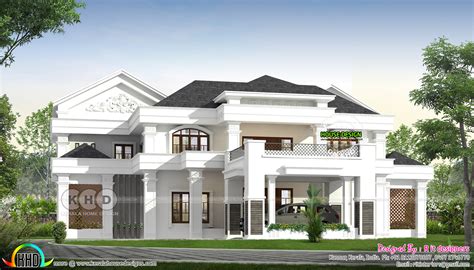 Square Feet Bedroom Colonial Mix House Plan Kerala Home Design