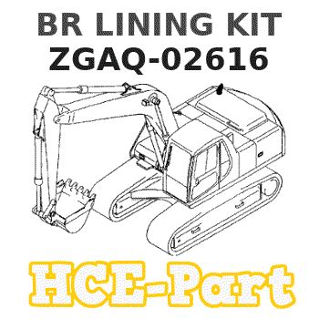 ZGAQ 02616 Hyundai HCE BR LINING KIT