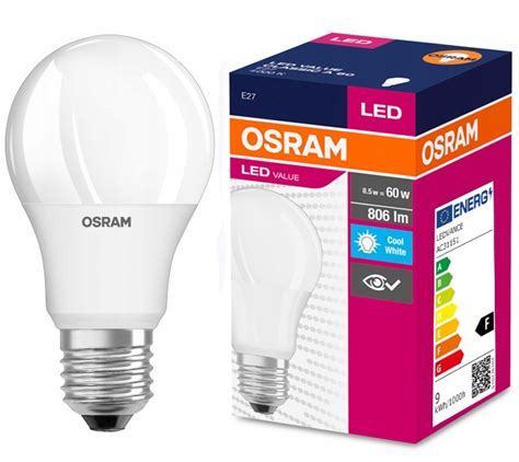 Żarówka LED Osram A60 E27 806 lm 8 5 W biała neutralna 4052899973381