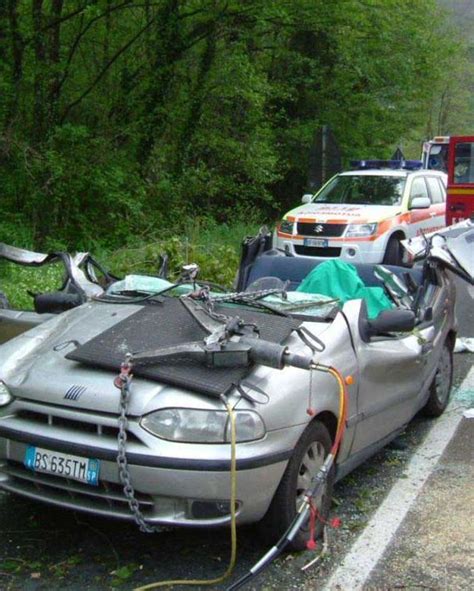 Mor Alla Guida Dellauto Schiacciato Da Un Albero Provincia Condannata