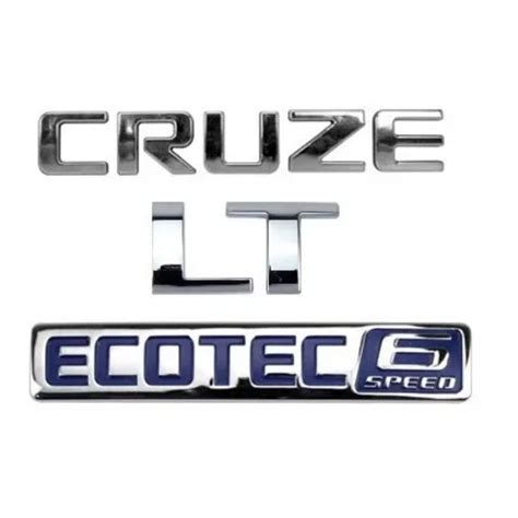 Kit Emblema Letreiro Cruze Lt Ecotec Speed Chevrolet P S Shopee Brasil