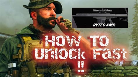 How To Unlock The New Rytec AMR Unlock Fast Modern Warfare Sniping