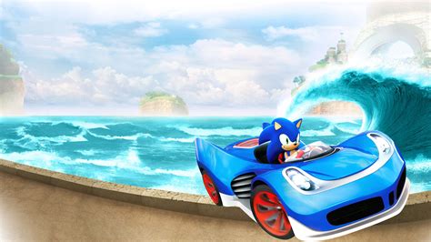 Download Sonic And All Stars Racing Transformed In Action Wallpaper