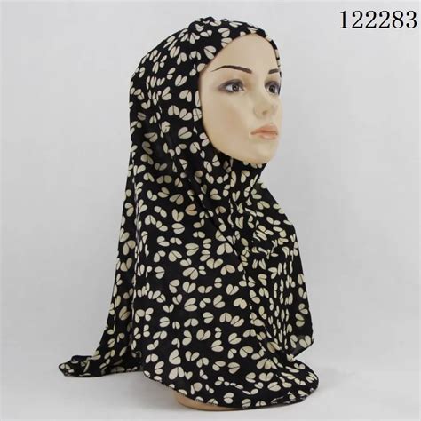 Formal Women Muslim Hijab Black Blue Purple Pink Islamic Jersey Turban