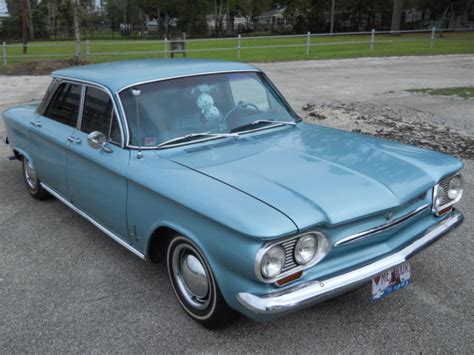 Chevrolet Corvair 4 Door 1963 Teal For Sale 1963 Corvair Monza 4 Door