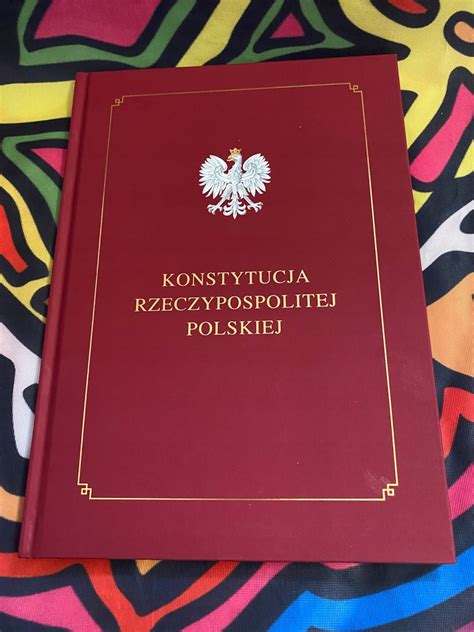 KONSTYTUCJA RP z autografem MARSZAŁKA SENATU TOMASZA GRODZKIEGO WOŚP