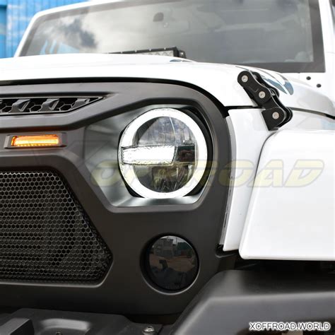 Kit Faros Led Negro Alta Luminiscencia Halo Jeep Wrangler Jk Tj