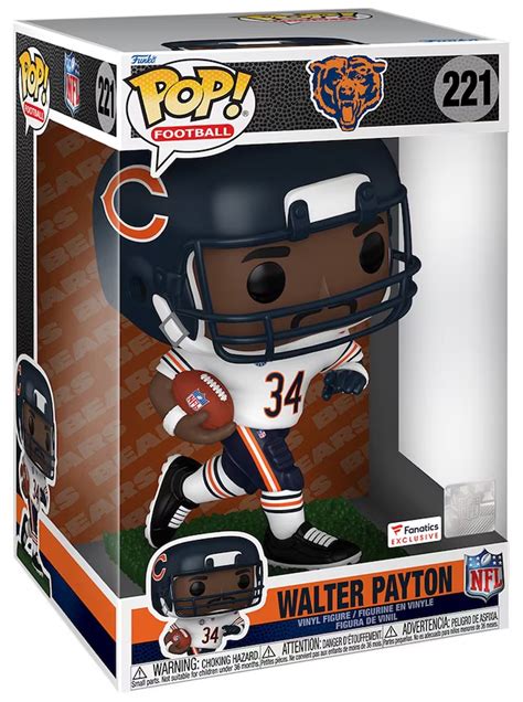 Figurine Pop NFL 221 Pas Cher Walter Payton 25 Cm