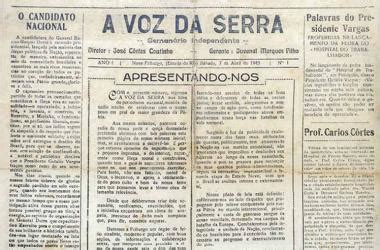 A Origem De A VOZ DA SERRA Jornal A Voz Da Serra