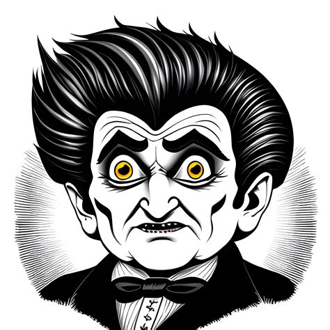 Grandpa Munster Illustration Arthub Ai