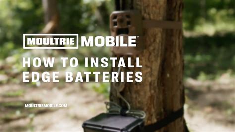 How To Install Batteries In The Moultrie Mobile Edge YouTube