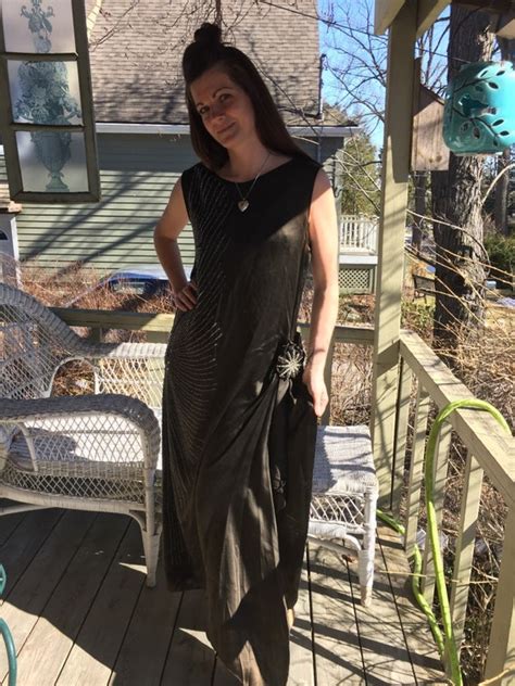 Antique Flapper Dress Authentic Art Deco style black … - Gem