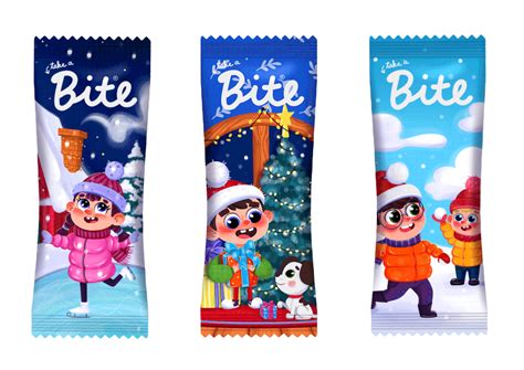 Concept Design Packaging For Fruit Bar Take A Bite On Behance