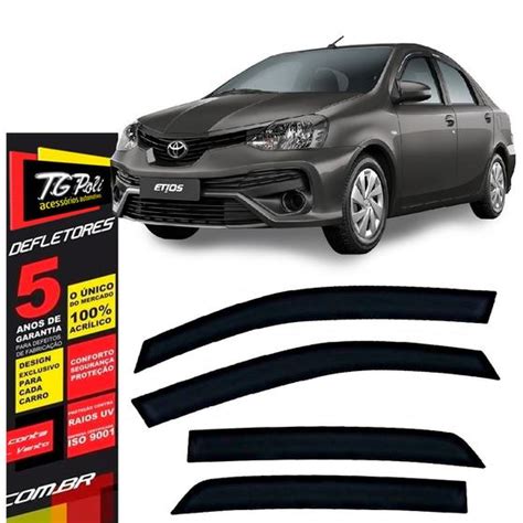 Calha De Chuva Toyota Etios Sedan A Portas Tg Poli Defletor