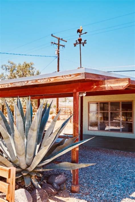 1953 Mid Century Ranch Brick Cabin With Desert Views In Joshua Tree