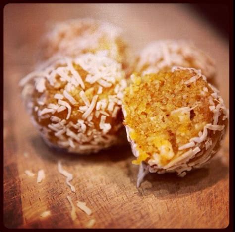 Apricot Bliss Balls Process Almonds Dried Apricots Coconut Flaxseed