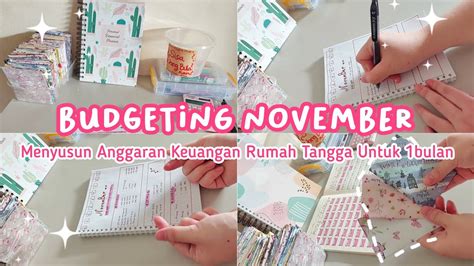 BUDGETING NOVEMBER 2023 MENGATUR KEUANGAN RUMAH TANGGA BUDGET PLANNER