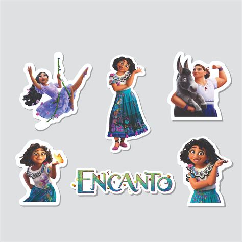 Sticker Set With Encanto Character