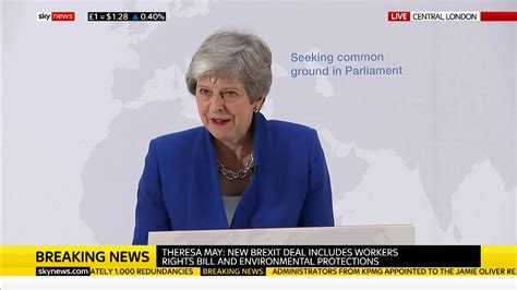 Prime Ministers Full Statement On Her New Brexit Deal Youtube