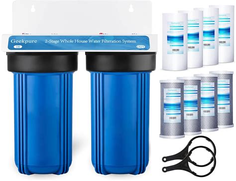 Amazon Geekpure 2 Stage Whole House Water Filter System With 10