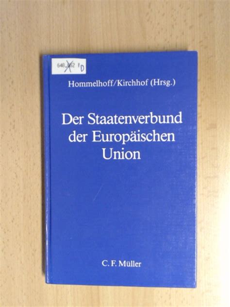 Isbn X Der Staatenverbund Der Europ Ischen Union Beitr Ge