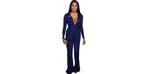 Amiyah Scott Blue Jumpsuit Cardboard Cutout Celebrity Cutouts