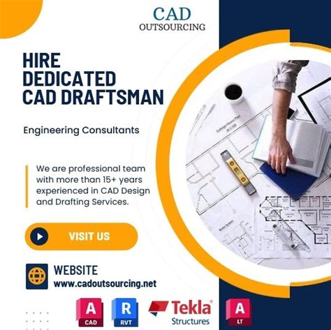 Hire Dedicated CAD Draftsman For Your CAD Design Outsourcing Needs