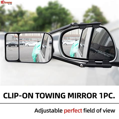 Universal Caravan Trailer Car Towing Mirror Adjustable Tow Mirror