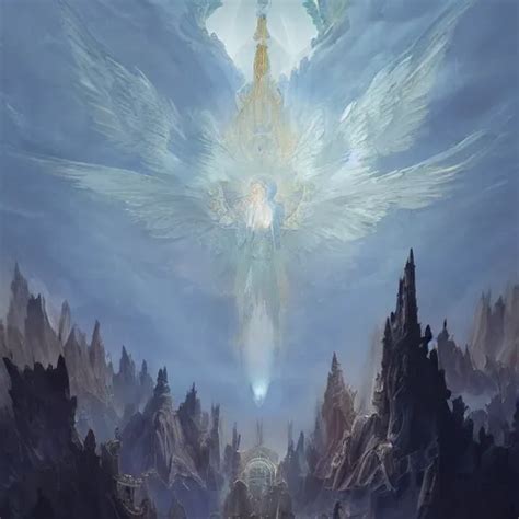 Concept Art Of Absolutely Gorgeous Rendition Of Heaven Stable Diffusion