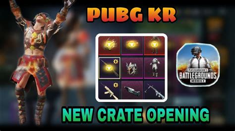 Pubg Mobile Kr New Pubg Crate Opening Can I Lucky Youtube