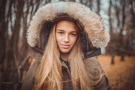 Women Outdoors Blonde Long Hair Women Model Stanislav Silyanov