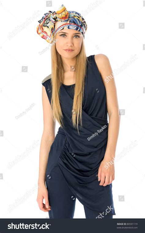 Portrait Beautiful Blonde Naked Stomach Stock Photo 80591119 Shutterstock