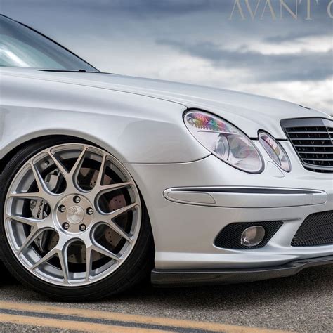 Mercedes Benz E55 Avant Garde M590 Satin Silver Wheels