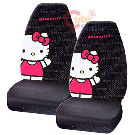 Hello Kitty Car Seat Cover Auto Accessory 2pc Front Seat Covers Core Ebay