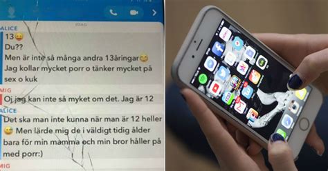 Joakims 12 åriga Dotter Fick Sexinviter På Snapchat Vill Varna Andra