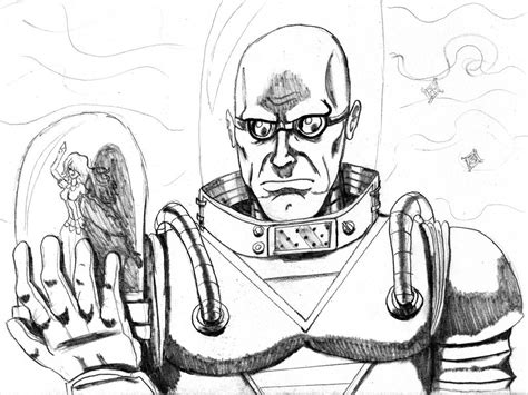 Mr Freeze Painting Sketch By Wessel On Deviantart