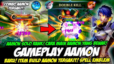 Aamon Solo Rank Cara Main Aamon Terbaru Item Build Aamon Tersakit