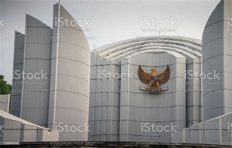 Garuda Pancasila Indonesian National Symbols Or Emblem In Monumen