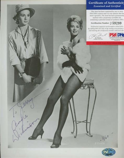 Angie Dickinson Actress Signed 8x10 Photo Auto Autograph Psadna Coa 1991042820