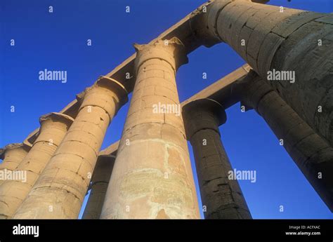 Ancient Egyptian Pillars Stock Photos And Ancient Egyptian Pillars Stock