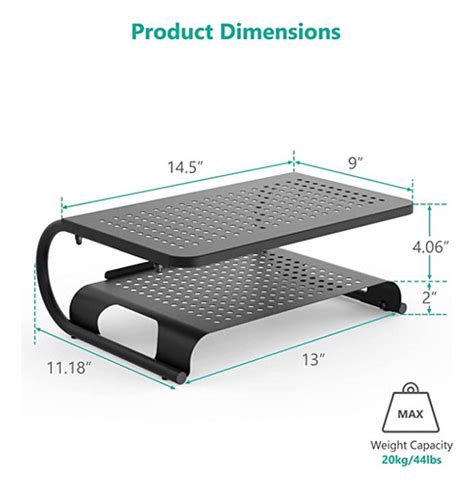 Soporte De 2 Niveles Para Elevar El Monitor Envío gratis